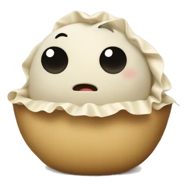 Dumpling watching tv  sticker