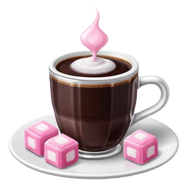 turkish coffe with turkish delight sticker