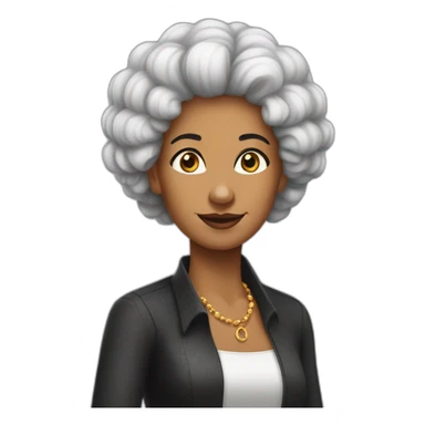 Afro-Cuban-Mrs-Klaus sticker