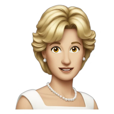 Lady Diana sticker