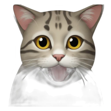 Gato-comendo sticker