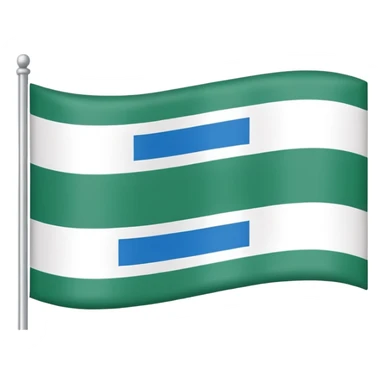 a flag emoji of the flag of Siberia sticker