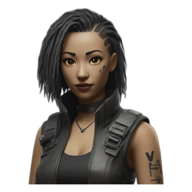 V from cyberpunk 2077 sticker