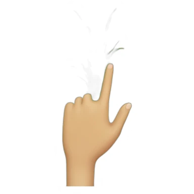 hand touching grass sticker