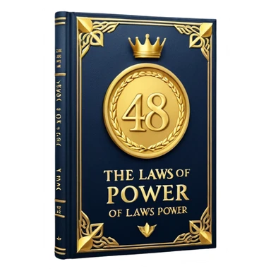 48 laws of power book cover sticker