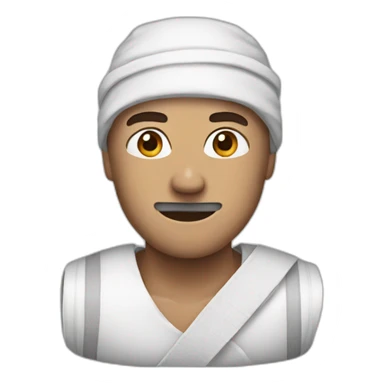 MAN IN BANDAGES sticker