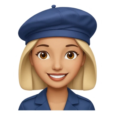 Urban French woman  sticker