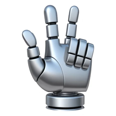 robot hand thumbs up sticker