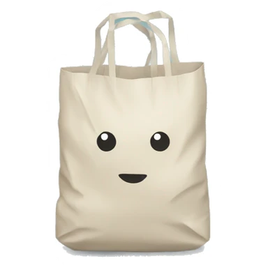 simple plastic bag with handles sticker