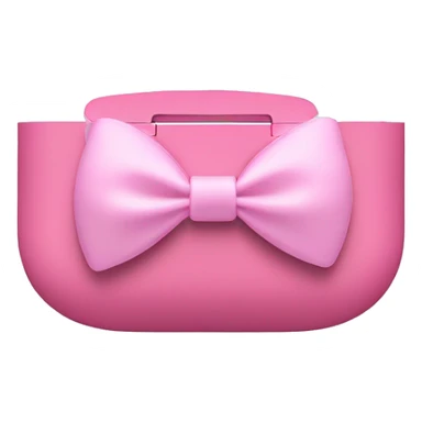 Pink apple airpods pro with bow sticker