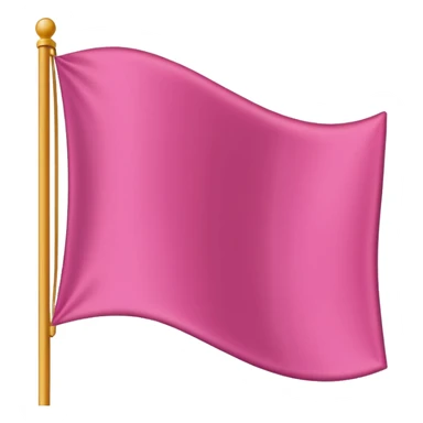 Pink flag emoji sticker