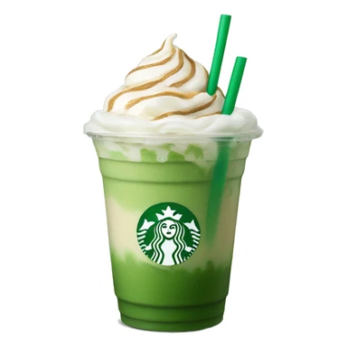 Starbucks iced matcha latte sticker