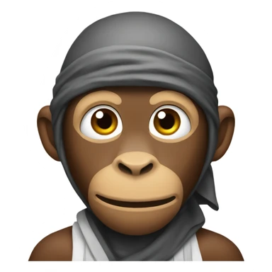 Monkey with Durag  sticker