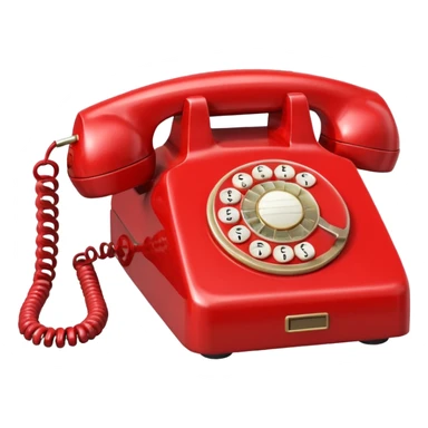 red telephone sticker