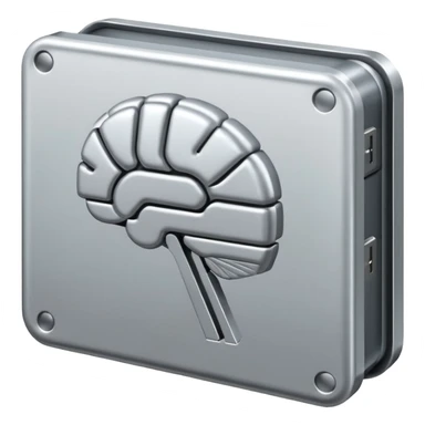 brain like an external hard drive sticker