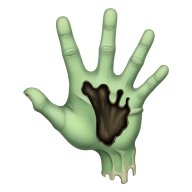 Gangrene thumbs up sticker