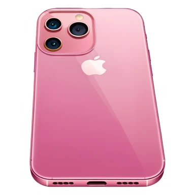 Pink iphone 12pro maxemoji sticker