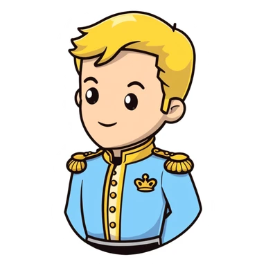 Prince Charming from Disney sticker