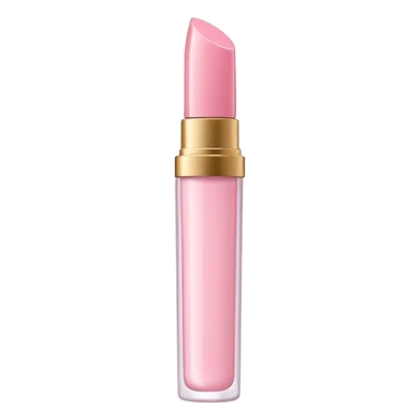 light pink lip gloss tube  sticker