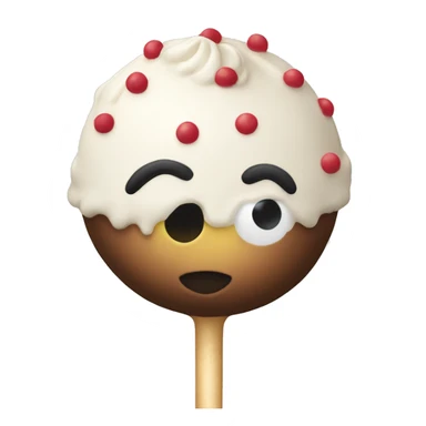 Cake pop sticker