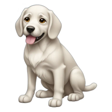 perro de color azul sticker