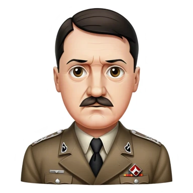 realistic Adolf hitler sticker