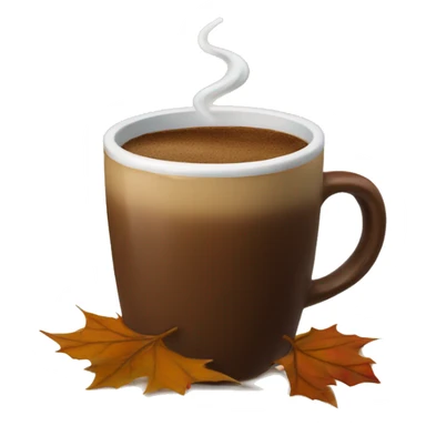 Fall coffe sticker