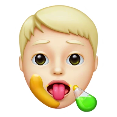 acid tab on tongue sticker