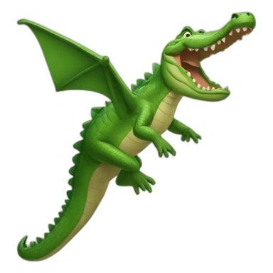 Flying Aligator sticker