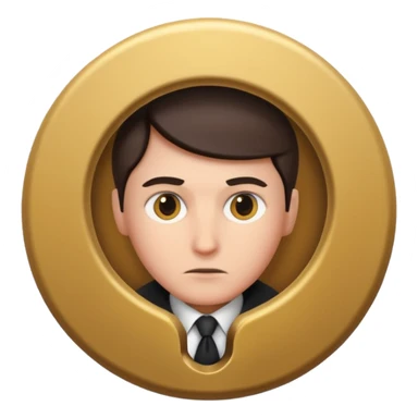 Spy Looking Through A Keyhole sticker