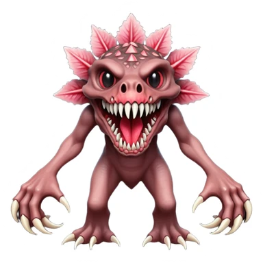 El demogorgon de strager thins sticker