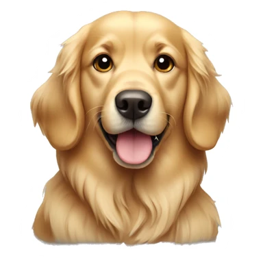 Dog golden retriever  sticker