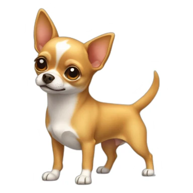 Chihuahua with Mandarin sticker
