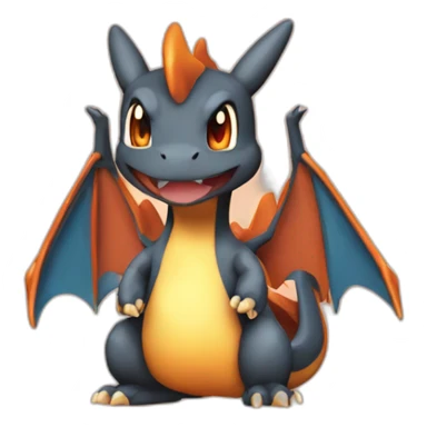 Charizard pokémon shiny sticker