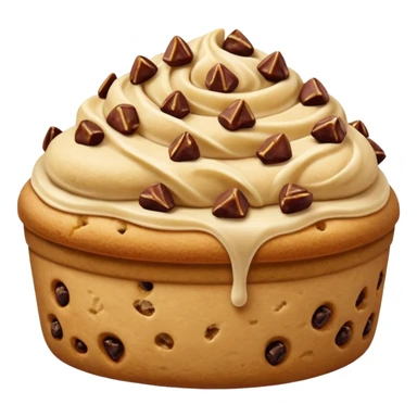 one filled date with like cookie dough topping  sticker