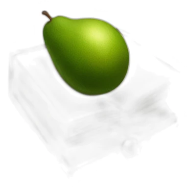 Book eating an avocado sticker