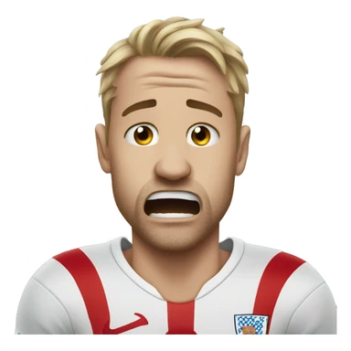 England crying because of football sticker