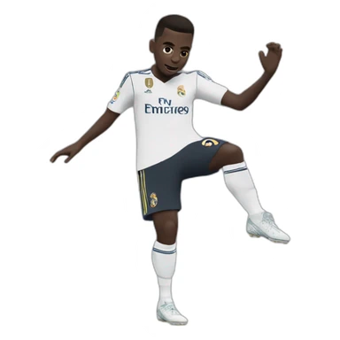 hiperrealist vinicius junior real madrid dancing sticker