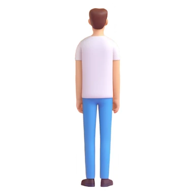 man looking at empty shelf in the kitchen sticker