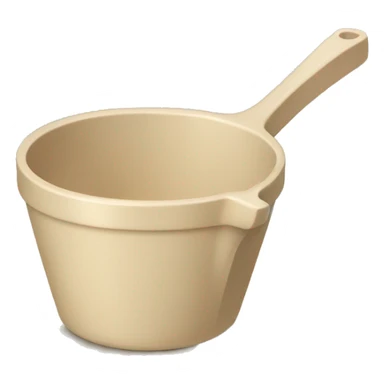 Beige measuring cup  sticker