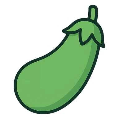 green eggplant sticker