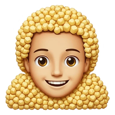 popcorn man sticker