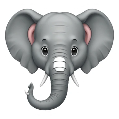 Elephant with body sticker