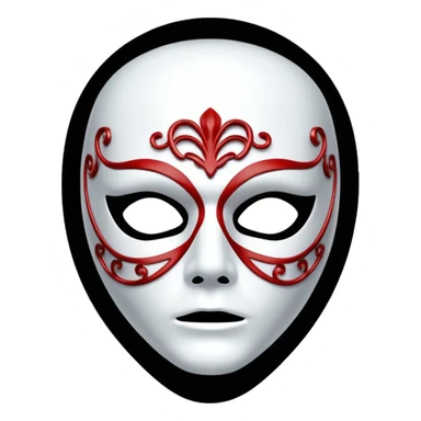 phantom of the opera mask sticker