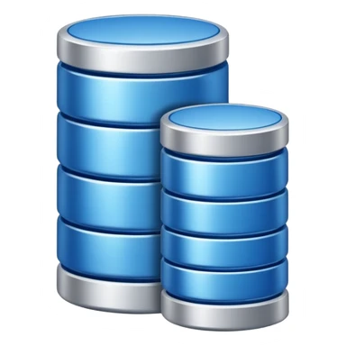 sync icon with  database icon sticker