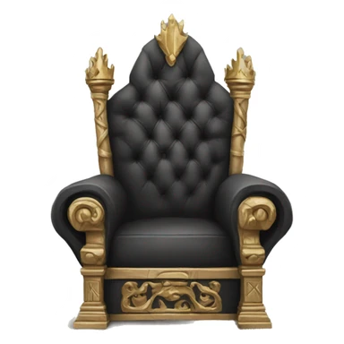 A majestic throne sticker
