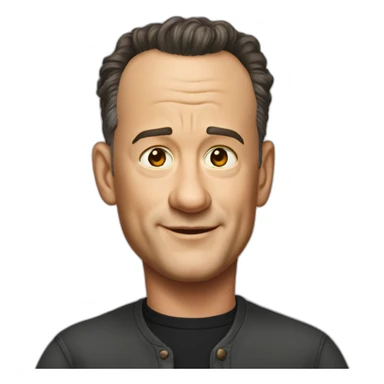 Tom-Hanks-is-sitting-at-the-table sticker