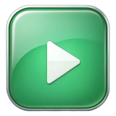 green play button sticker