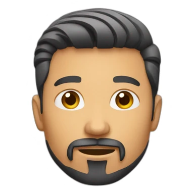 Podcaster with goatee sticker