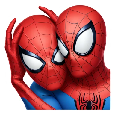 Spider-Man face sticker